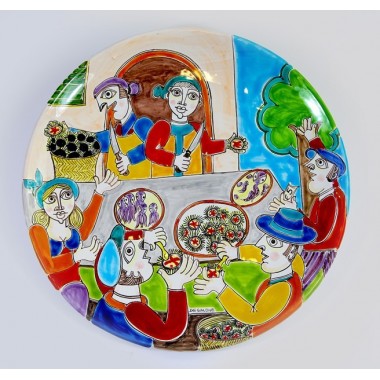 Piatto Tondo DS 35 cm PT35DS-1 Pescivendoli Piatto Tondo DS 35 cm PT35DS-1 Pescivendoli